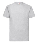 T-Shirt - Fruit of the Loom - 'Valueweight T' - Grå