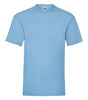 T-Shirt - Fruit of the Loom - 'Valueweight T' - Lyseblå