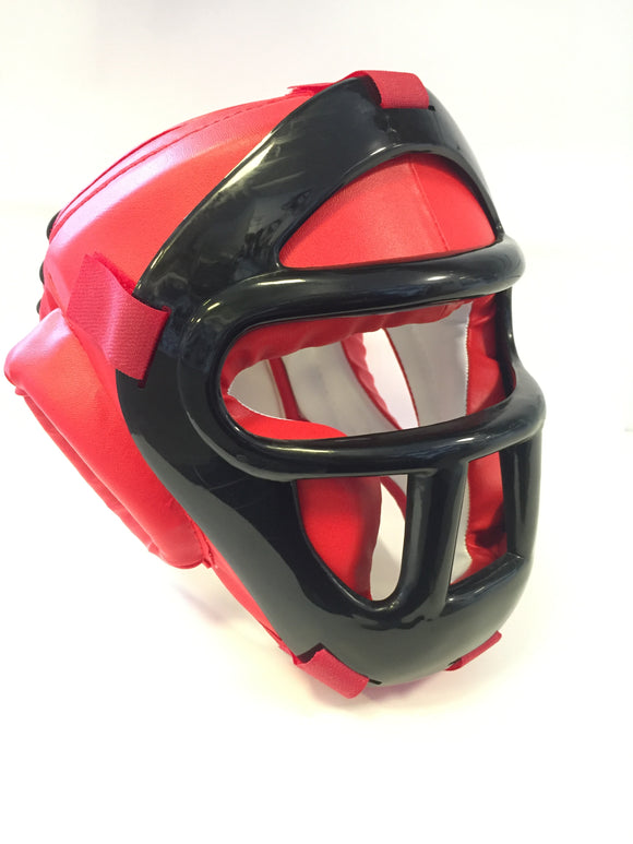 Boksehjelm - Nippon Sport - 'Full Contact Prime' - Rød