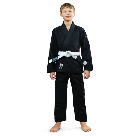 BJJ børnedragt - Ground Game 'Spartan Kids' - sort