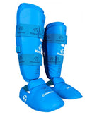 Karate skinnebens- og fodbeskytter - Hayashi WKF - Blå