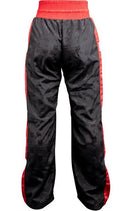 Kickboxing bukser - TOP TEN 'Classic' - WAKO godkendt - sort/rød