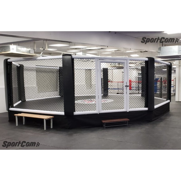 MMA Cage - SportCom - On floor, med platform