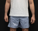 MMA shorts - MOKA 'Blue Wave' - blue