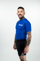 Rash Guard - Nippon Sport - 'Short sleeves' - Blå