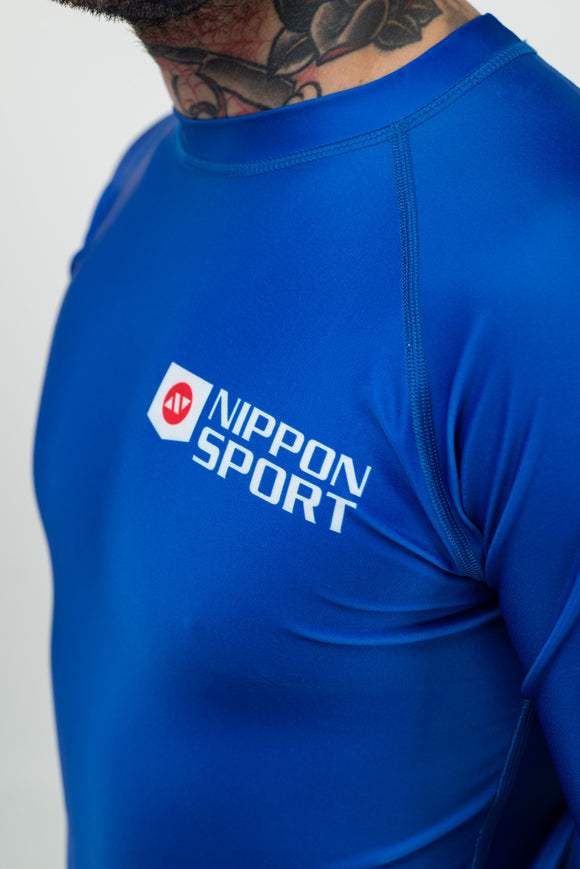 Rash Guard - Nippon Sport - 'Long sleeves' - Blå