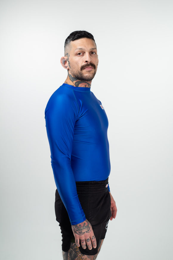 Rash Guard - Nippon Sport - 'Long sleeves' - Blå