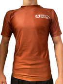 Rash Guard - Nippon Sport - 'Short sleeves' - Brun