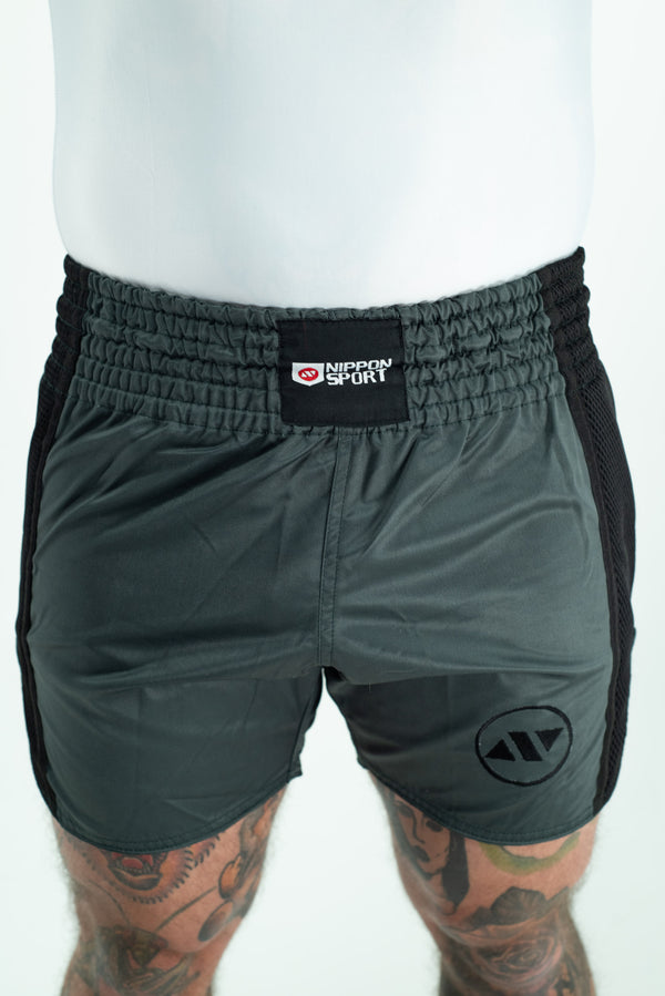 Muay Thai Shorts - Nippon Sport - Armygrøn