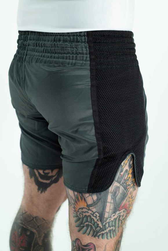 Muay Thai Shorts - Nippon Sport - Armygrøn
