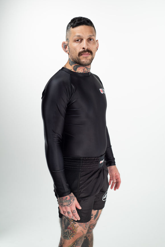 Rash Guard - Nippon Sport - 'Long sleeves' - sort
