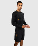 Rash Guard - Venum 'G-Core' - langærmet - sort/guld