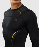 Rash Guard - Venum 'G-Core' - langærmet - sort/guld