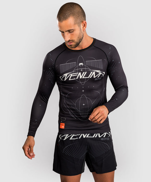 Rash Guard - Venum 'Eclipse' - lange ærmer - sort