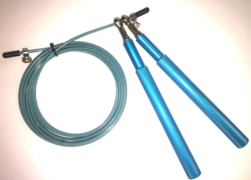 Sjippetov - Speedrope aluminium - turkis