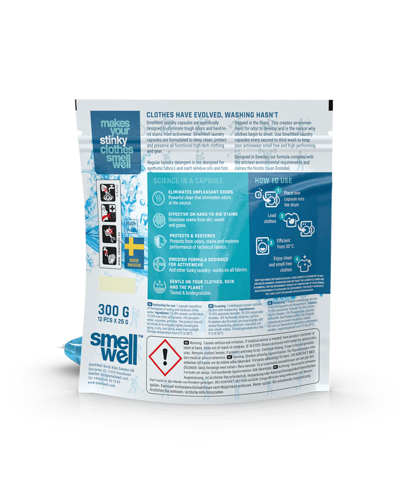 Vaskemiddel - Smell Well vasketabs - 12 styk