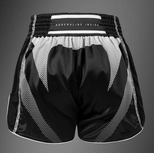 Muay Thai shorts - Venum - 'Adrenaline' - Sort/Sølvgrå