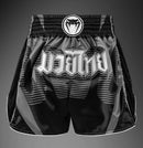 Muay Thai shorts - Venum - 'Adrenaline' - Sort/Sølvgrå