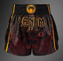 Muay Thai shorts - Venum - 'Quetzal Fury' - Sort/Rød/Orange