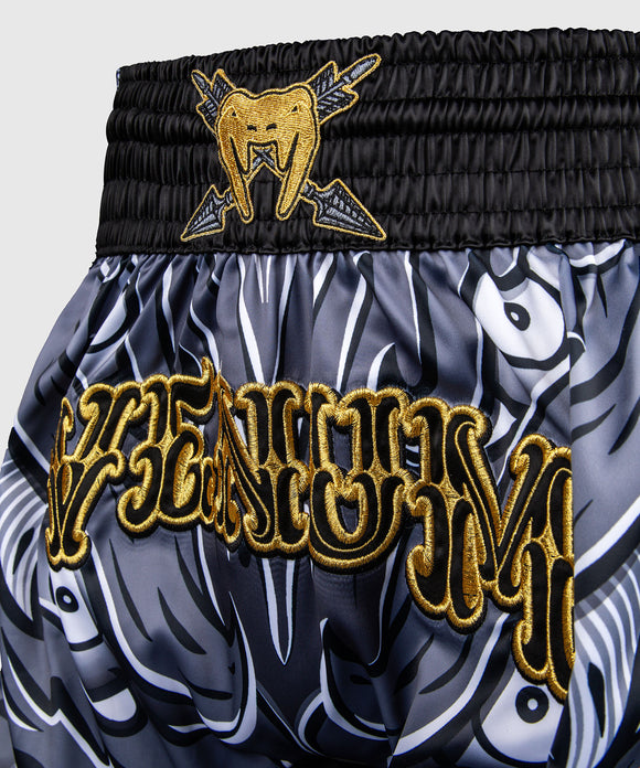 Muay Thai shorts - Venum 'Wolf Atak' - Sort/Grå