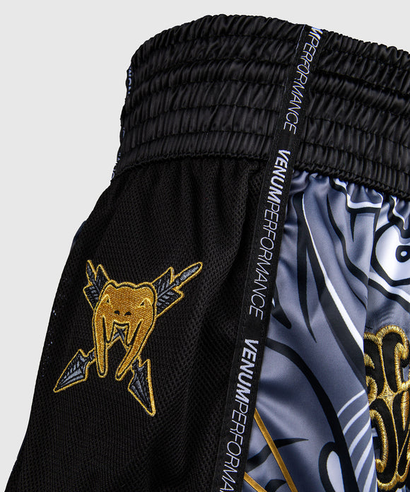 Muay Thai shorts - Venum 'Wolf Atak' - Sort/Grå