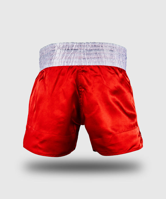 Muay Thai Shorts - Venum 'Classic' - Rød/Hvid