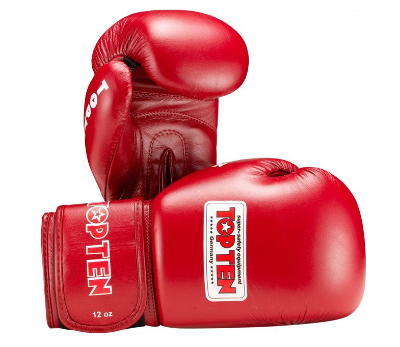 Boksehandsker - TOP TEN 'Competition' - WB approved - Rød
