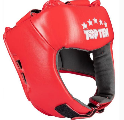 Boksehjelm - TOP TEN 'Competition' - WB approved - Rød