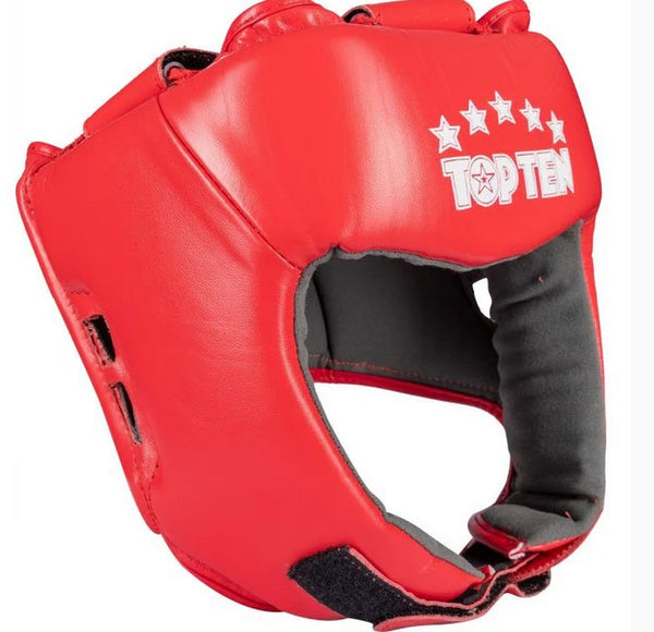 Boksehjelm - TOP TEN 'Competition' - WB approved - Rød