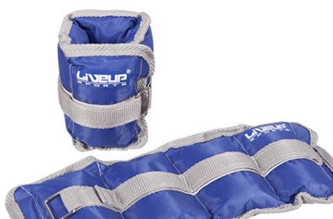 Vægtmanchet - Aserve - Set - 2 x 1 kg - blå