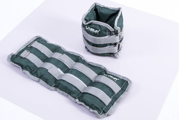 Vægtmanchet - Aserve - Set - 2 x 2 kg - grøn