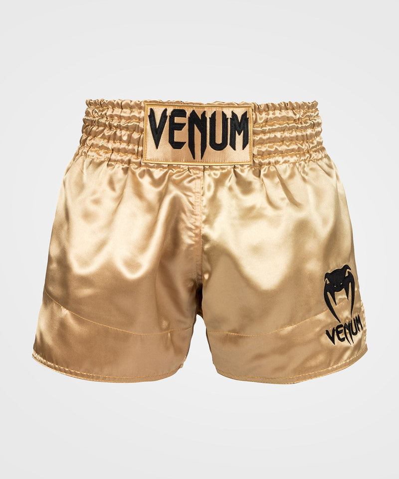 Muay Thai Shorts - Venum - 'Classic' - Guld-Sort