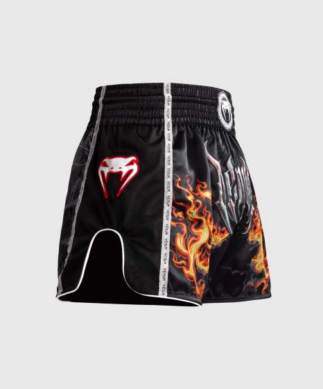 Muay Thai shorts - Venum - 'Gladiator 5.0' - sort/neon orange