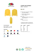 Trøje - Fruit of the Loom - 'Crewneck' - Mørkegrå