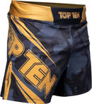 MMA Shorts - TOP TEN - 'Black Force' - Camouflage