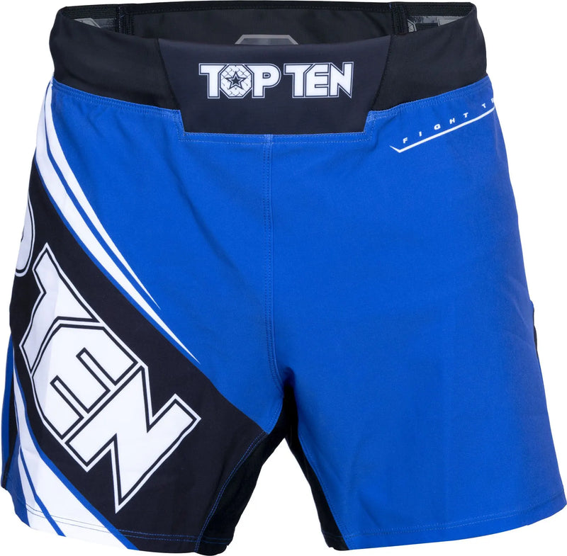 MMA-Shorts - TOP TEN - 'Fight Team' - Blå