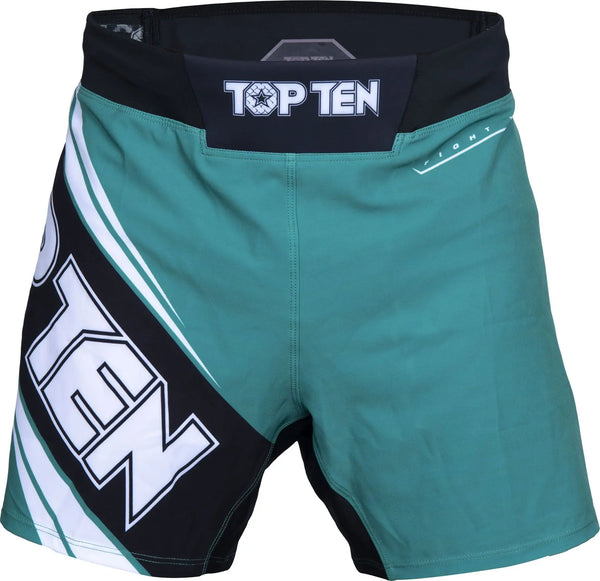 MMA-Shorts - TOP TEN - 'Fight Team' - Grøn