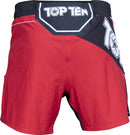 MMA-Shorts - TOP TEN - 'Fight Team' - Rød