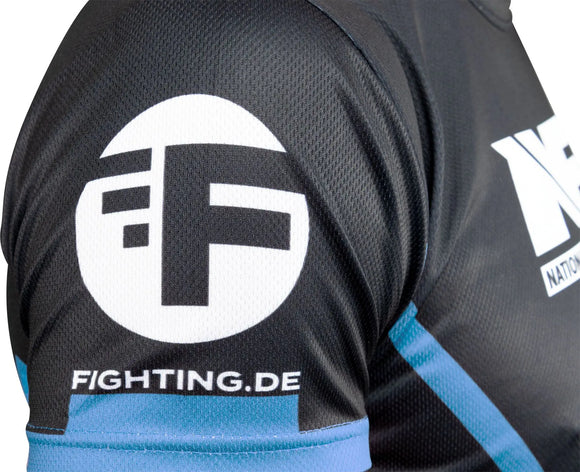 T-Shirt - TOP TEN - 'NFC' - Sort-Blå