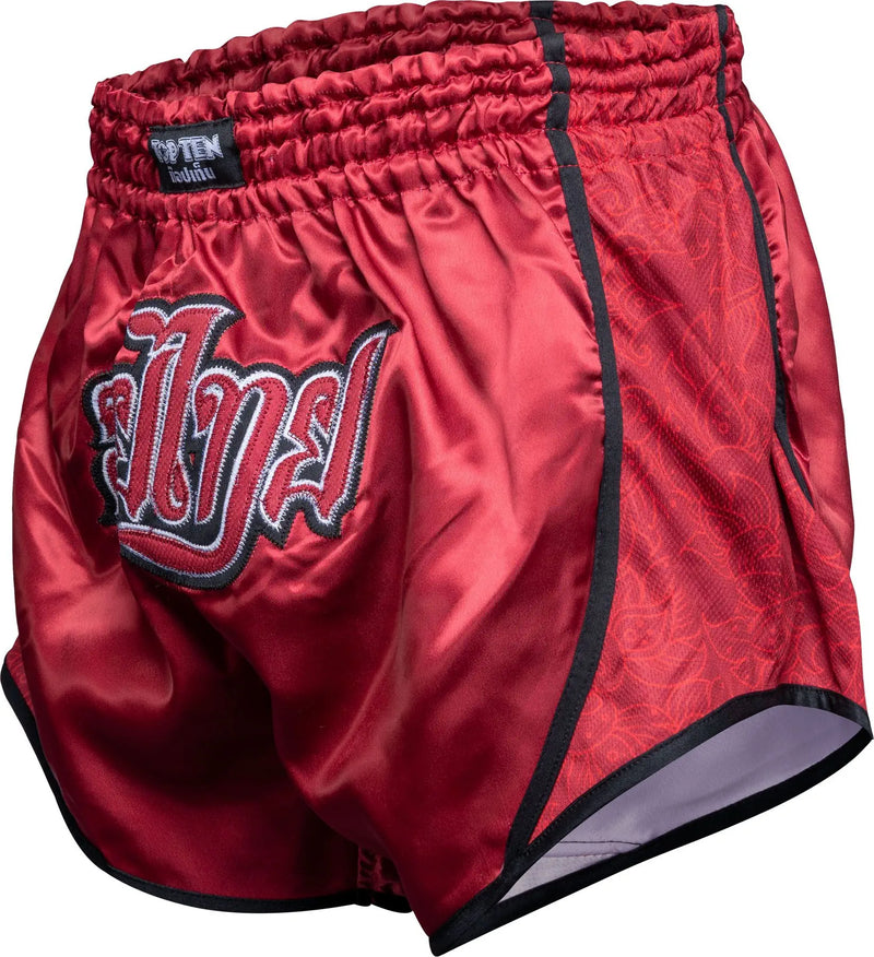 Muay Thai Shorts - TOP TEN - 'Nong Han' - Rød