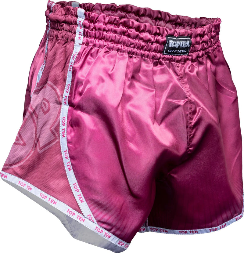 Kickboxing Shorts - TOP TEN - 'Vectory' - Pink