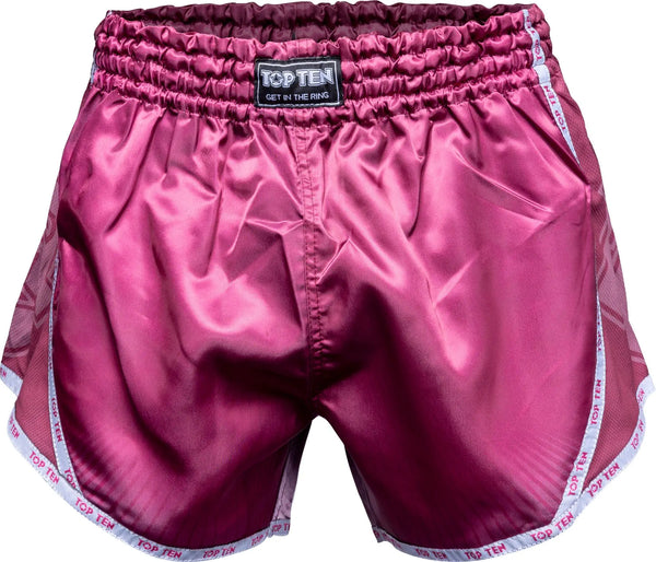 Kickboxing Shorts - TOP TEN - 'Vectory' - Pink