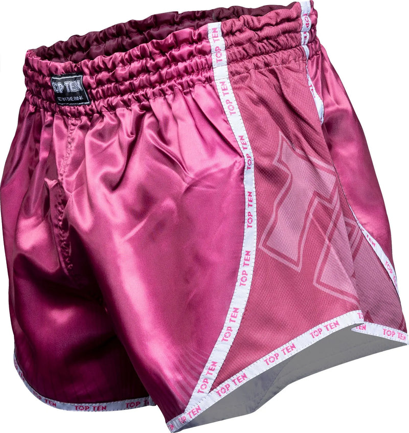 Kickboxing Shorts - TOP TEN - 'Vectory' - Pink