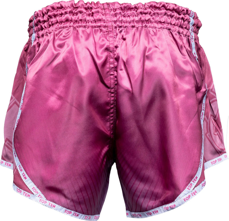 Kickboxing Shorts - TOP TEN - 'Vectory' - Pink