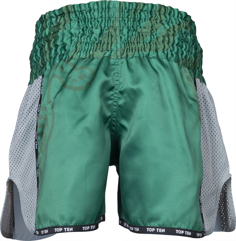 Muay Thai Shorts - TOP TEN - 'Patchara' - Grøn