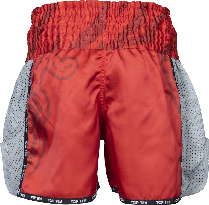 Muay Thai Shorts - TOP TEN - 'Patchara' - Rød