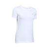 Dame Funktionstrøje - Under Armour - Heat Gear Armour - Kortærmet - Hvid