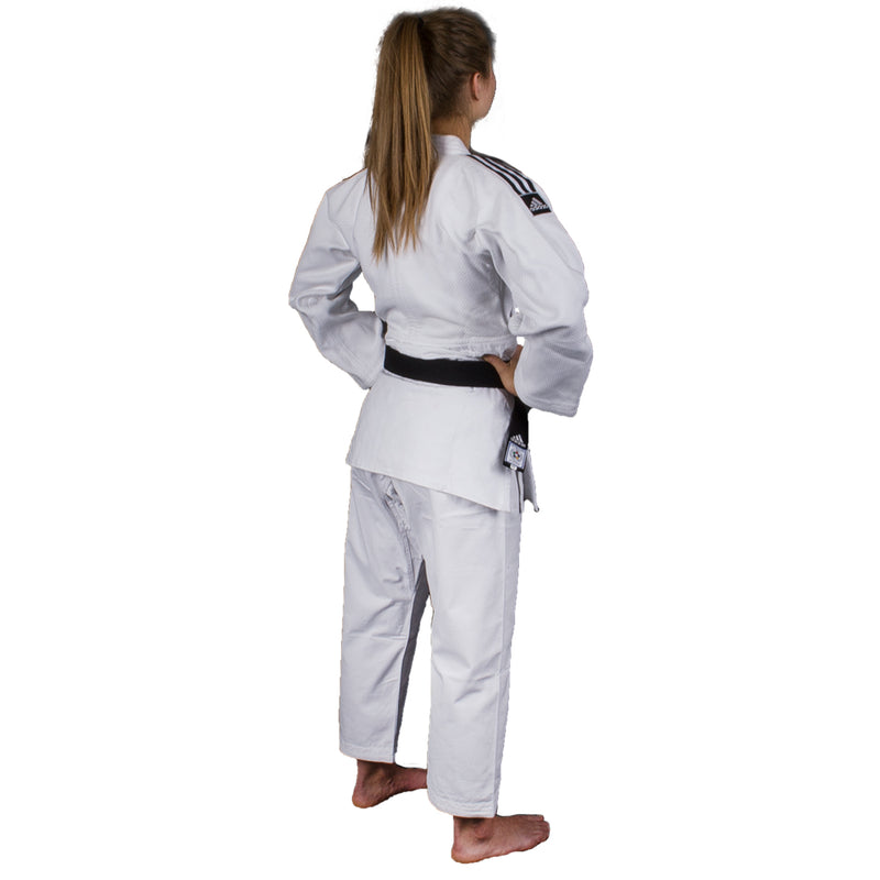 Judo Uniform  - Adidas Judo - 'Champion 2.0' - Slim Fit - Hvid