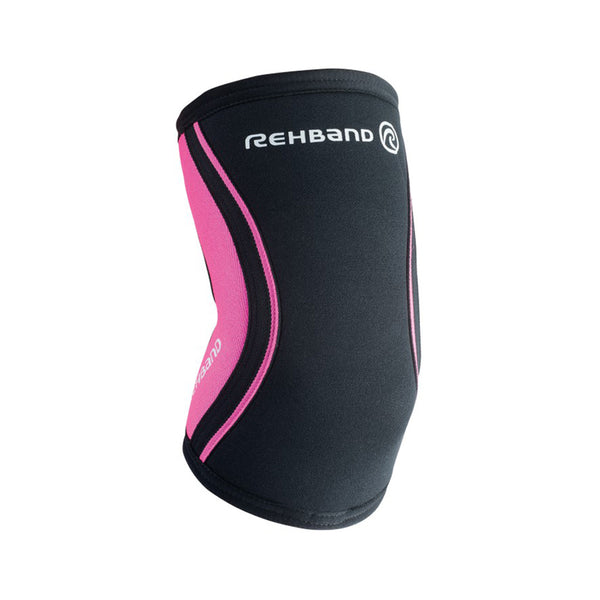 Albuestøtte - Rehband - Rx 5mm - Sort-Pink