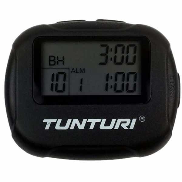 Clock - Tunturi - 'Interval timer' - Sort